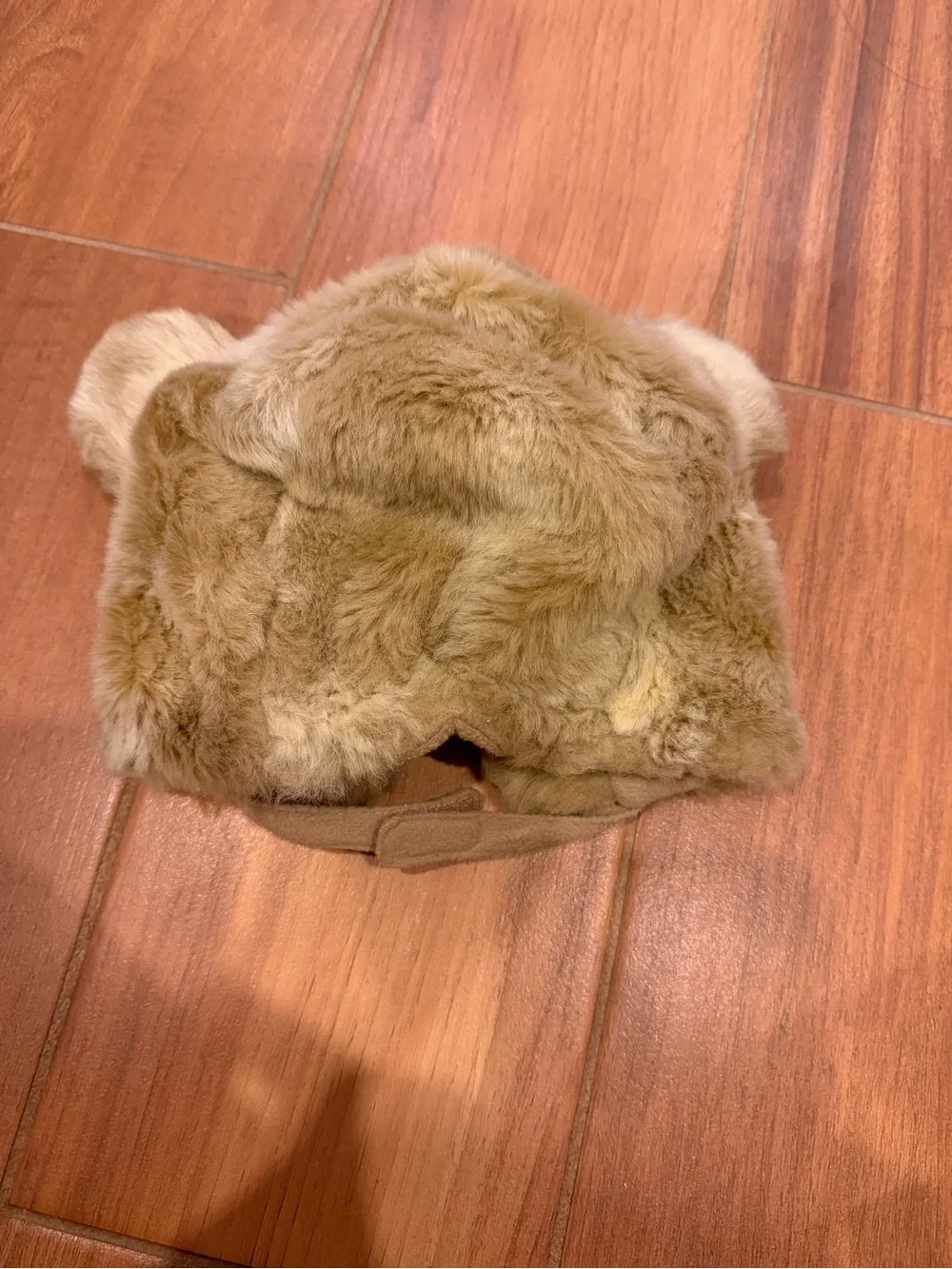 Baby Gap Newborn Faux Fur Trapper Hat with Bear Ears Size 3-6 Months